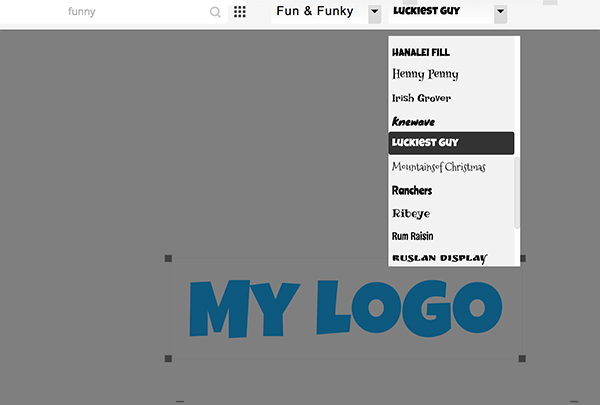 font logo maker